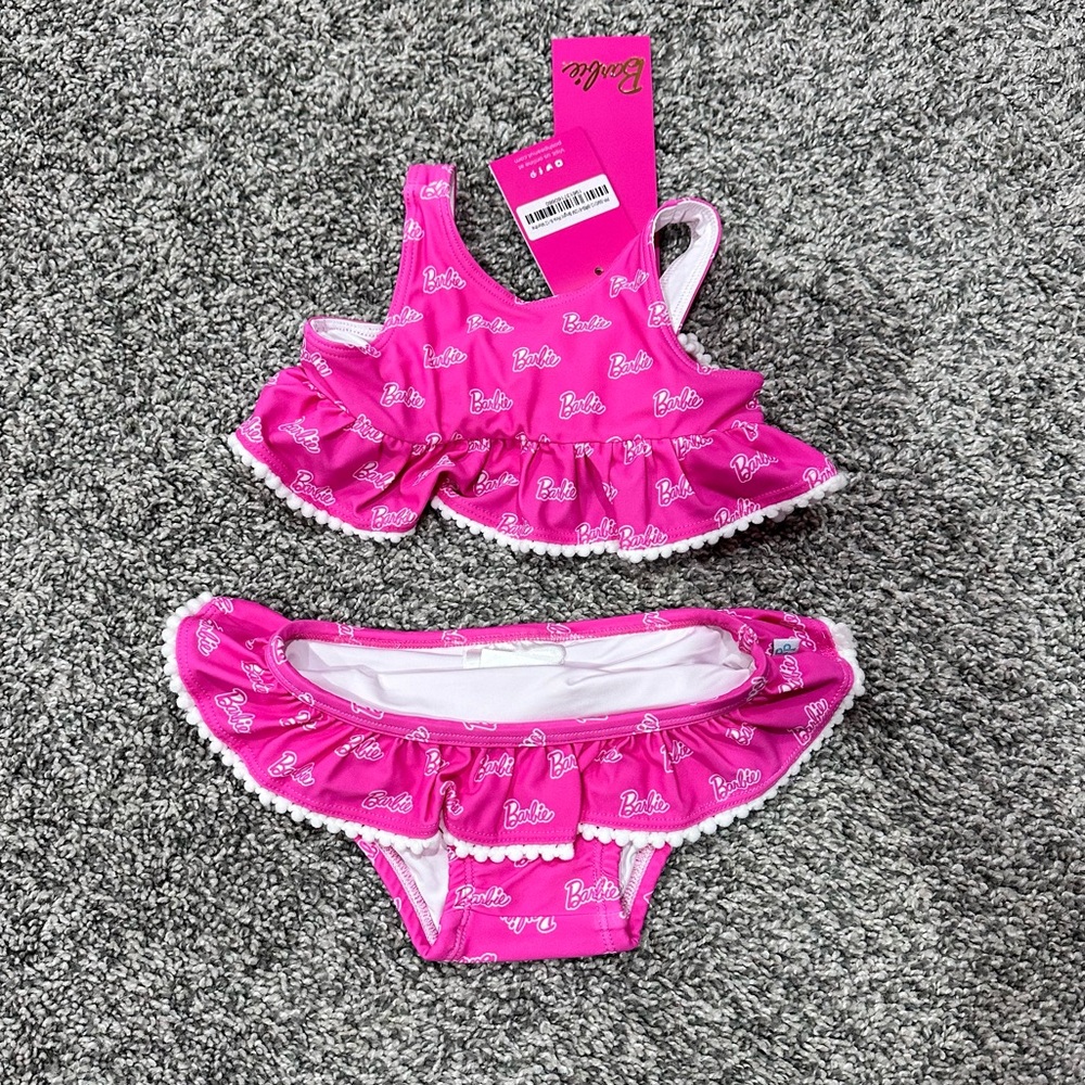 Posh Peanut Barbie Ruffled Two Piece Swimsuit